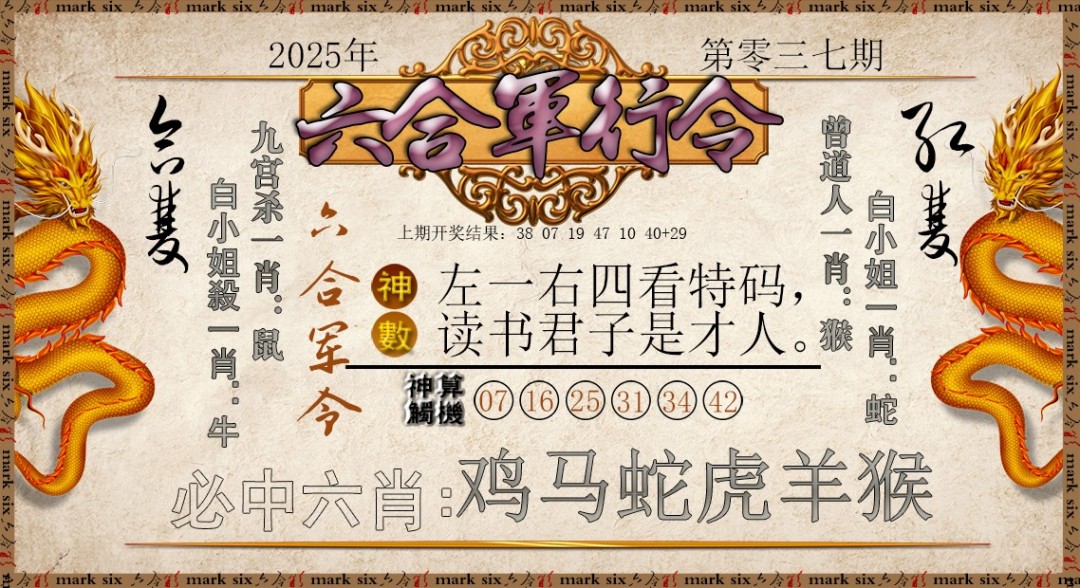 2025037期六合军行令