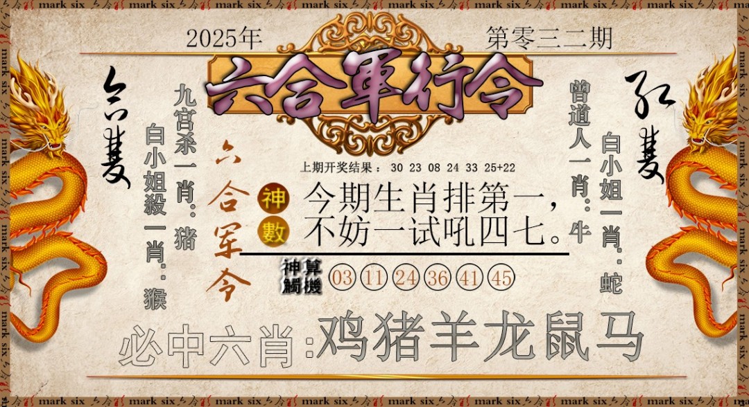 2025032期六合军行令