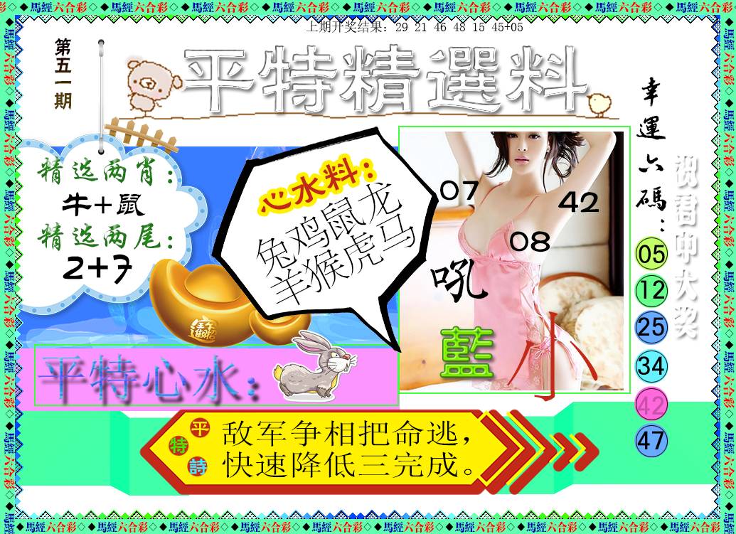 2025051期平特精选料