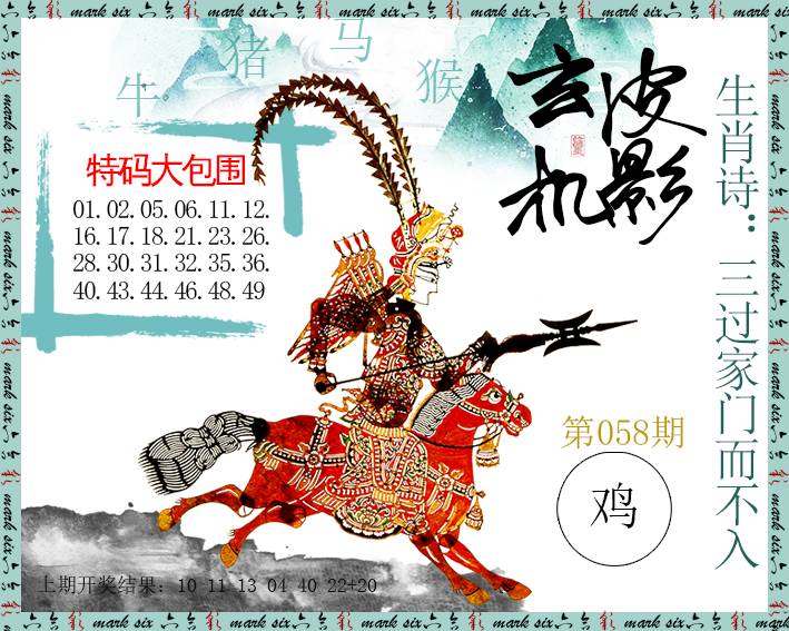 2025058期皮影玄机