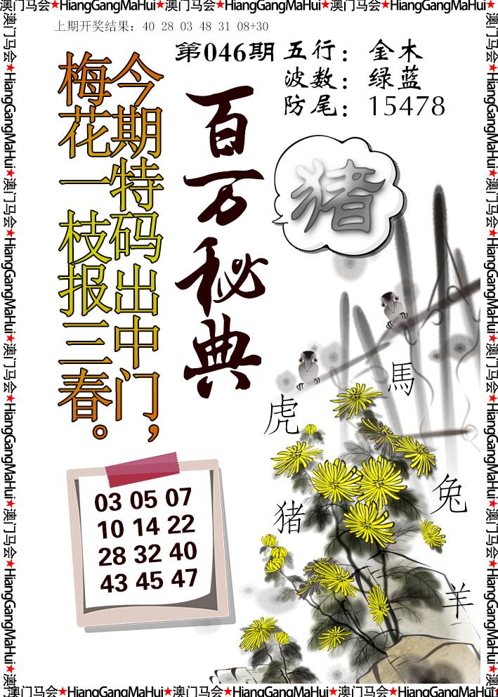 2025046期百万秘典
