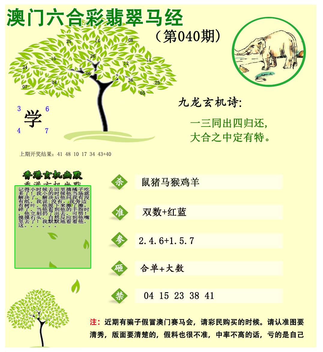 2025040期翡翠马经