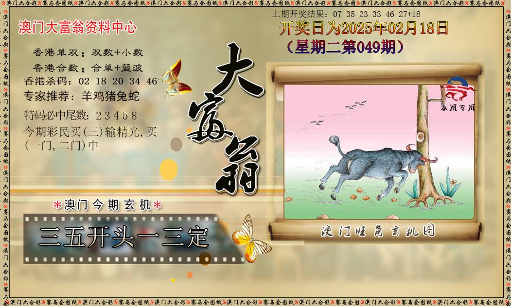 2025049期新大富翁