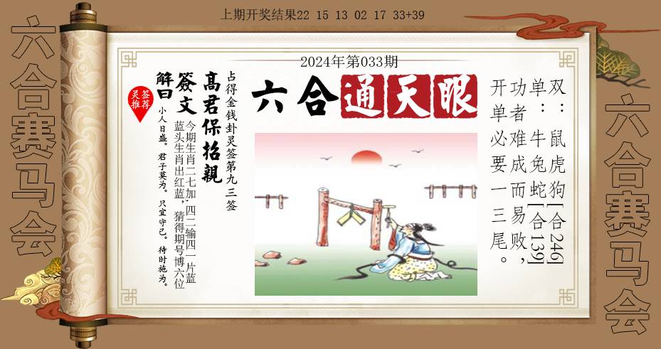 2025033期六合通天眼