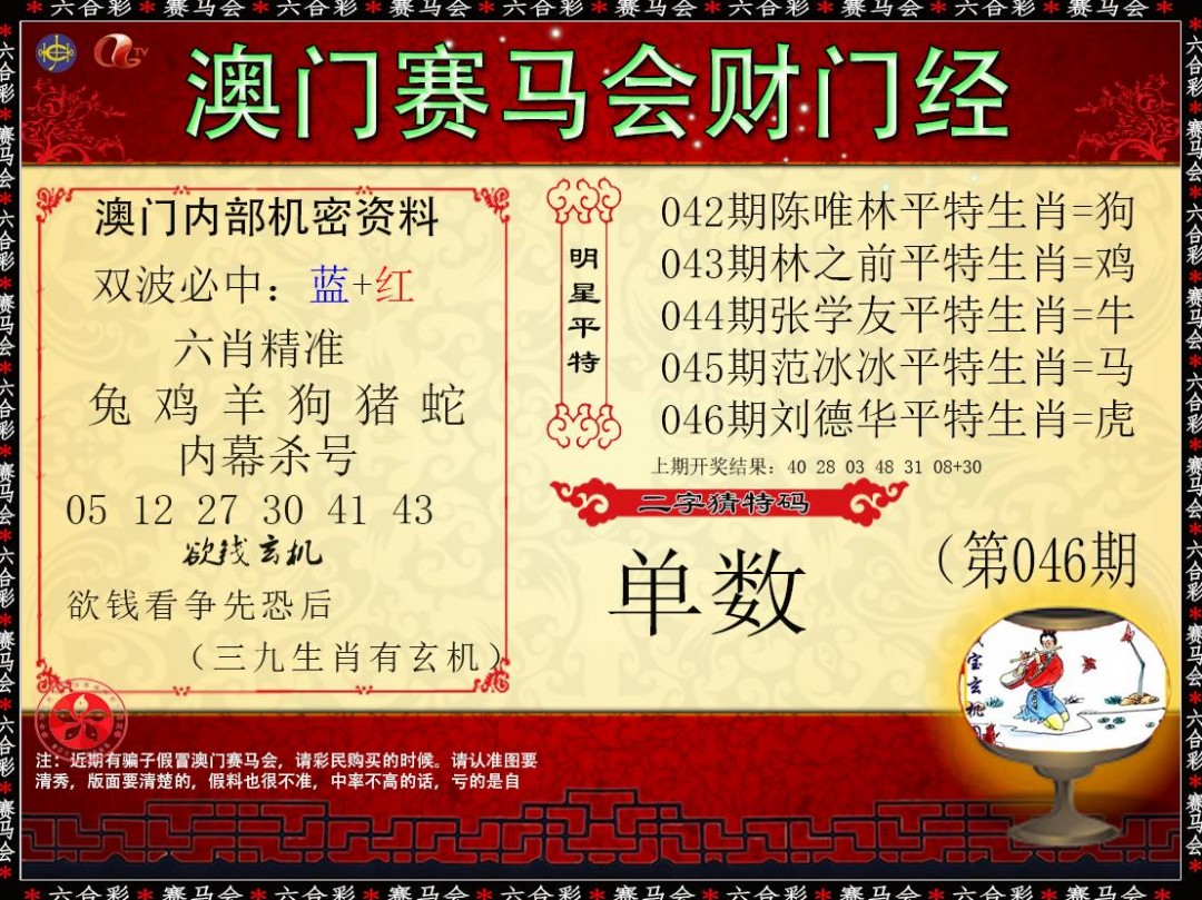 2025046期财门经