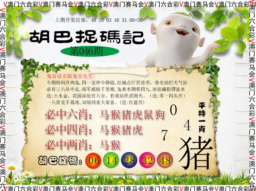 2025046期胡巴抓码记