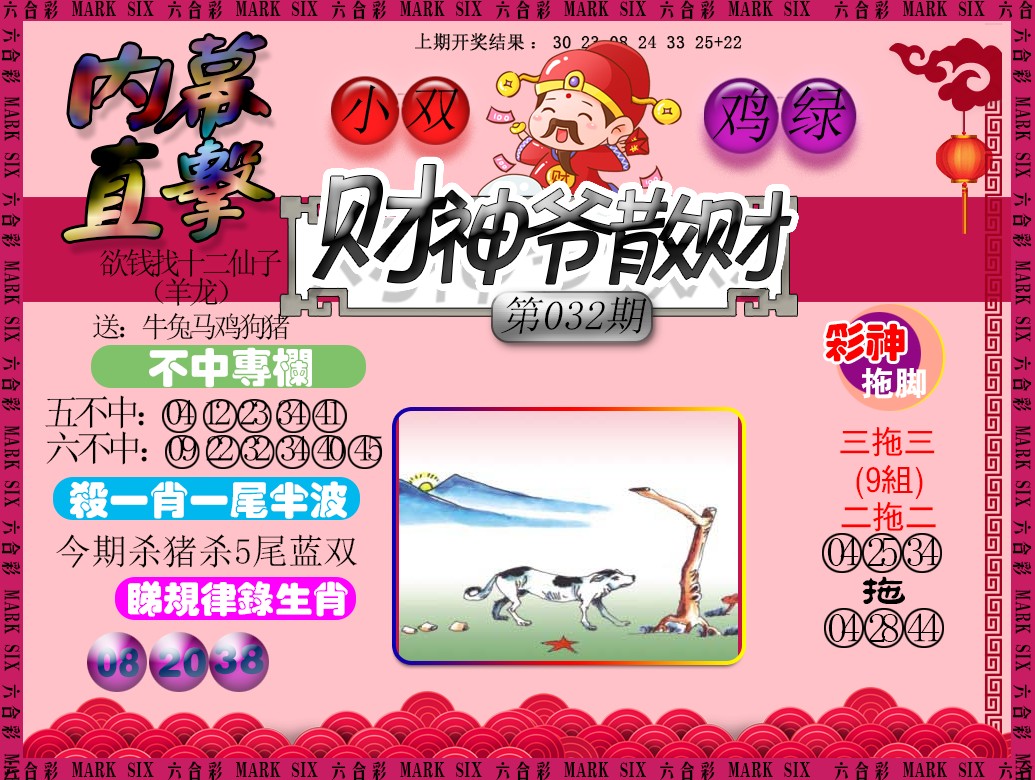 2025032期财神爷散财