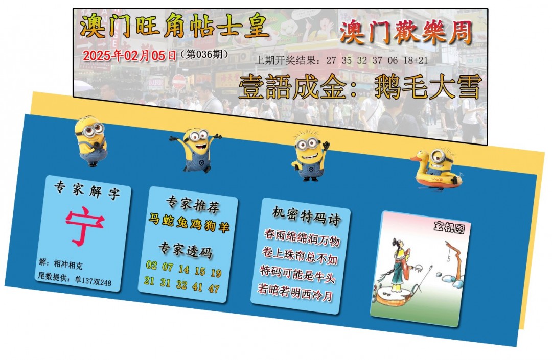 2025036期旺角贴士皇