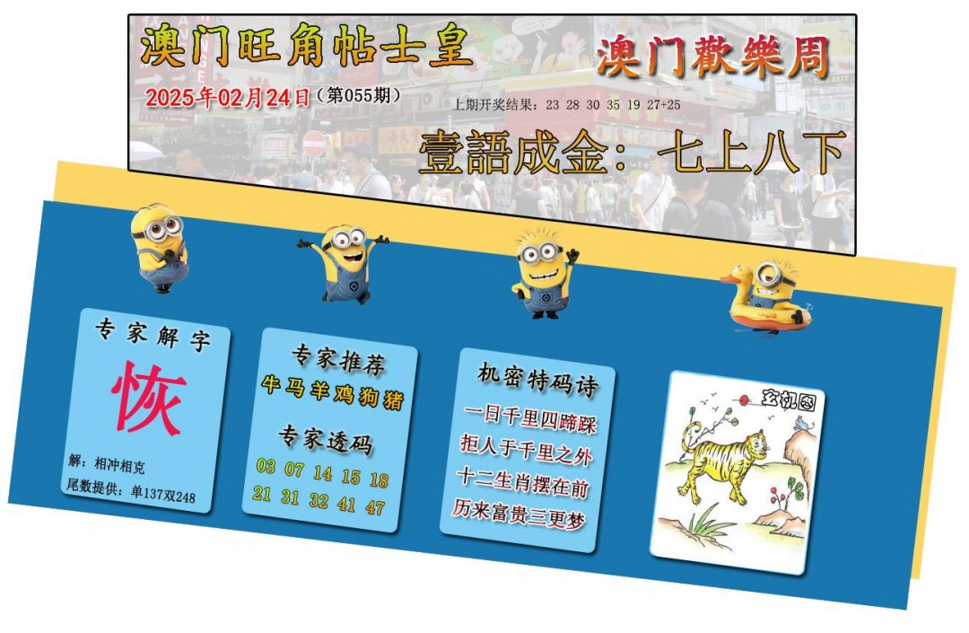 2025055期旺角贴士皇