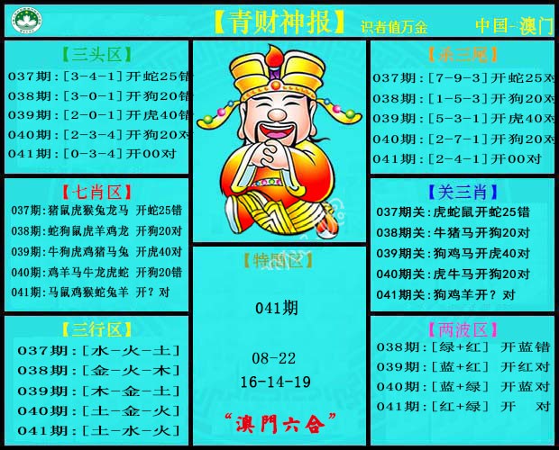 2025041期青财神