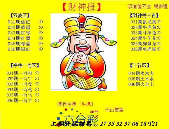 2025036期黄财神