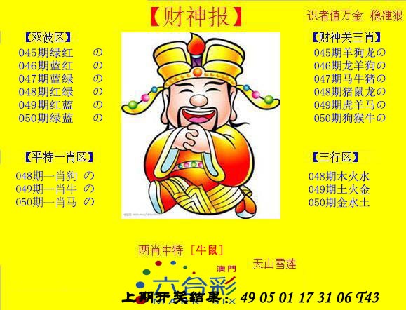 2025050期黄财神