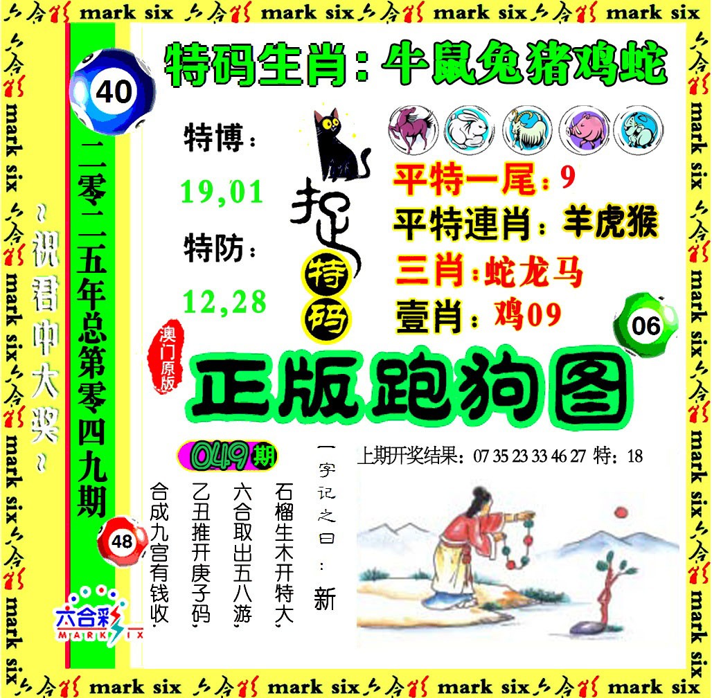 2025049期正版跑狗图