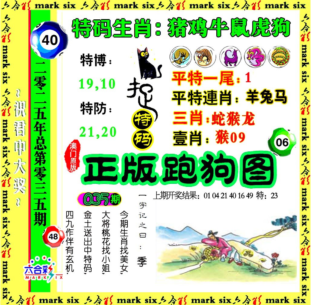 2025035期正版跑狗图