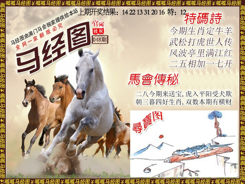 2025048期马经1