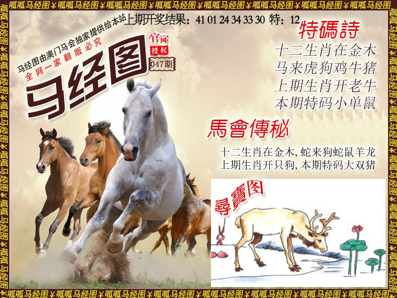 2025047期马经1