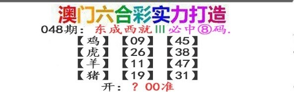 2025048期东成西就