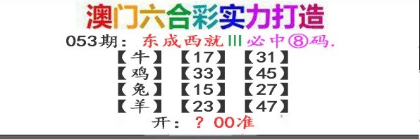 2025053期东成西就