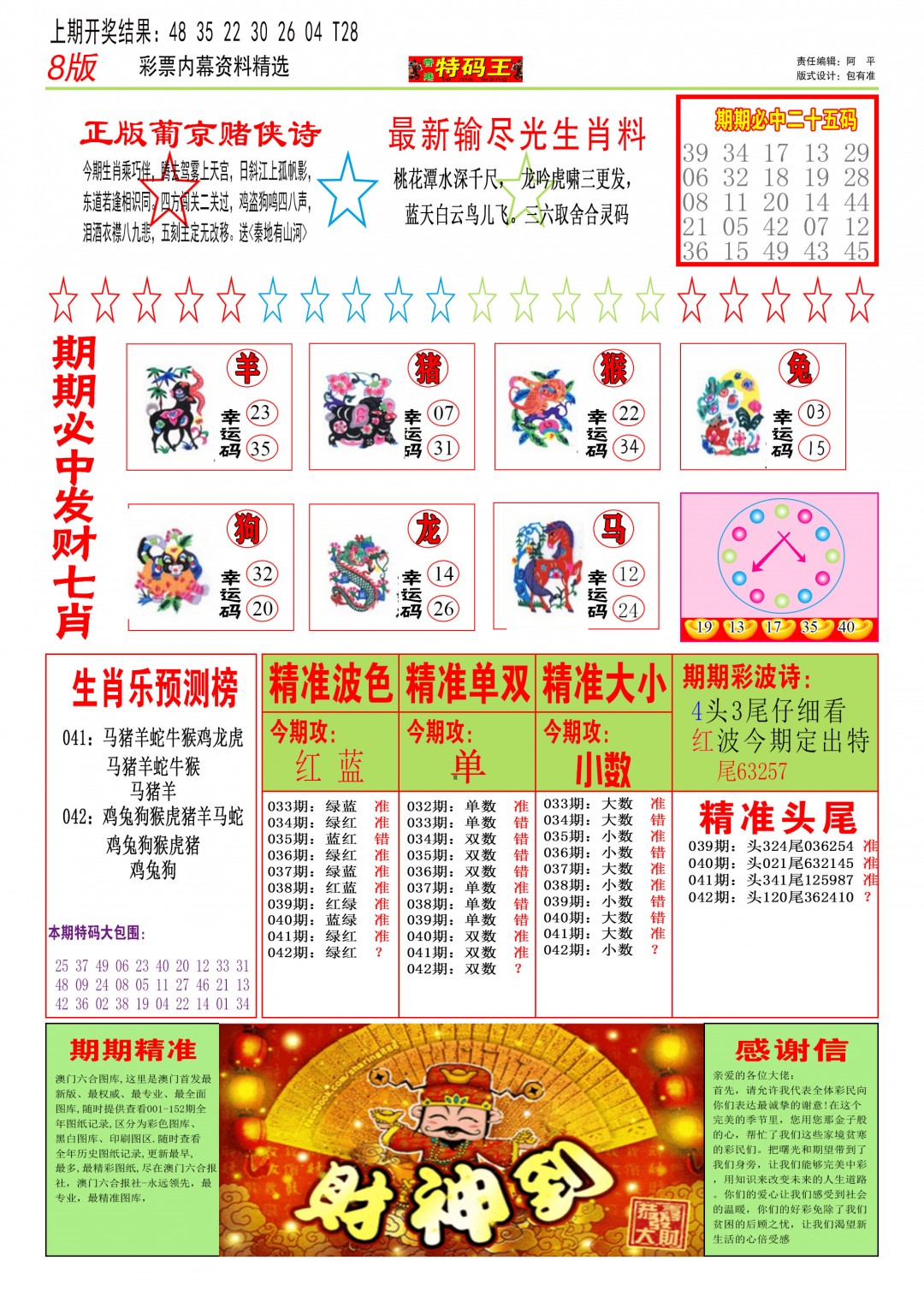 2025042期特码王B