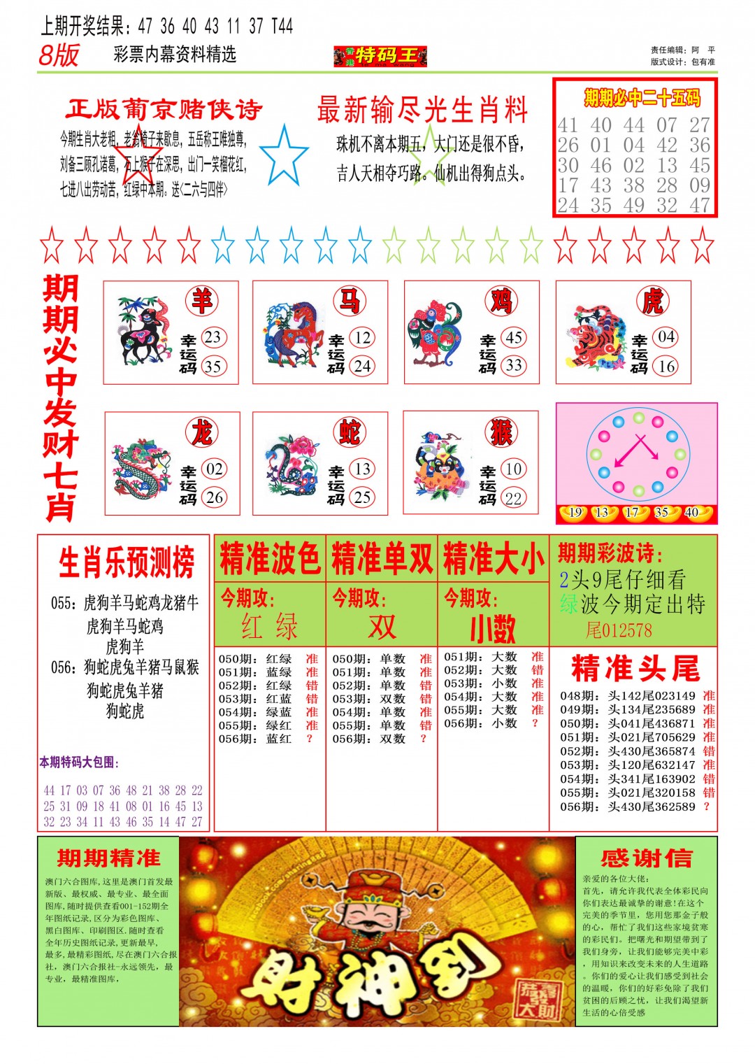 2025056期特码王B
