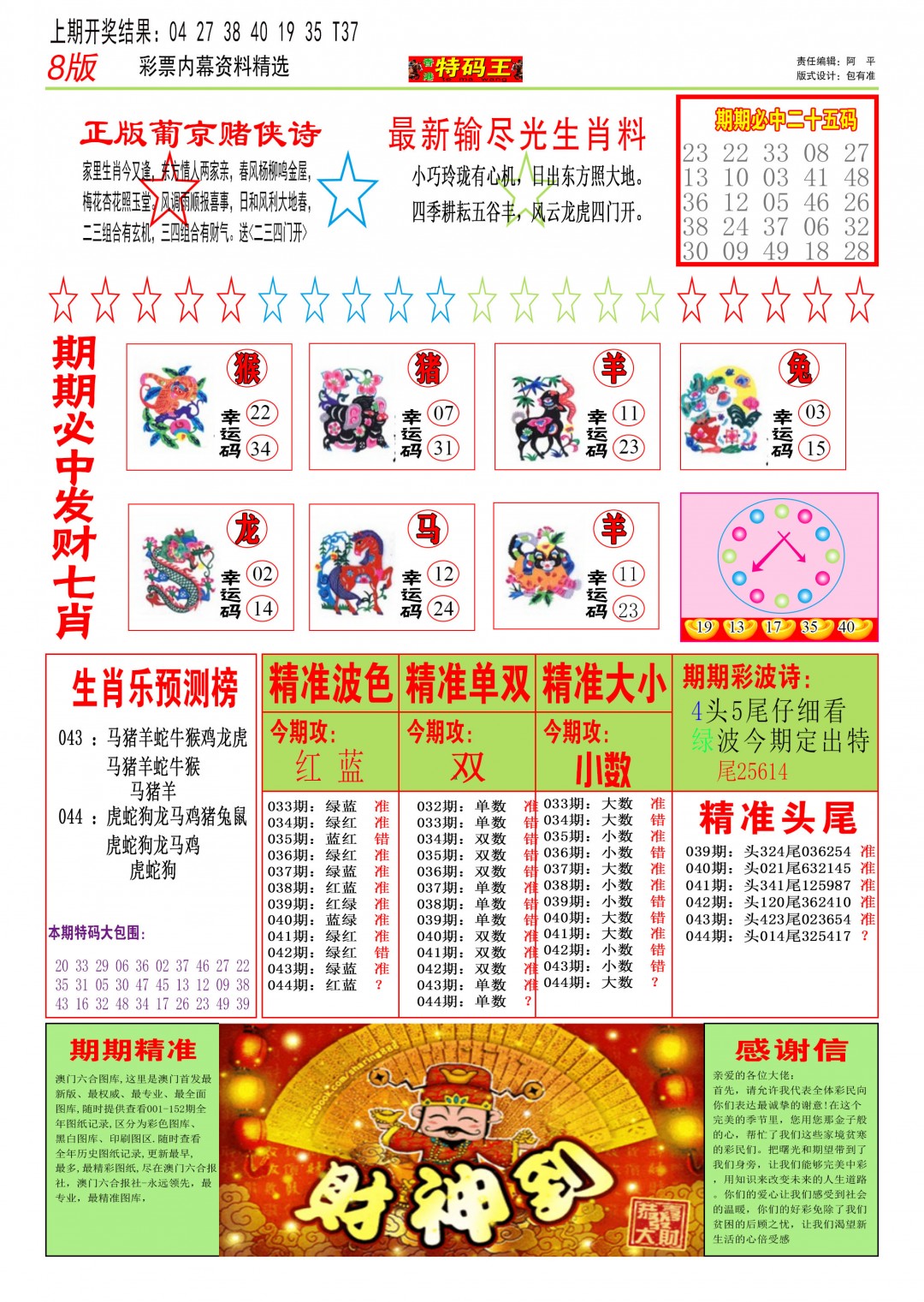 2025044期特码王B