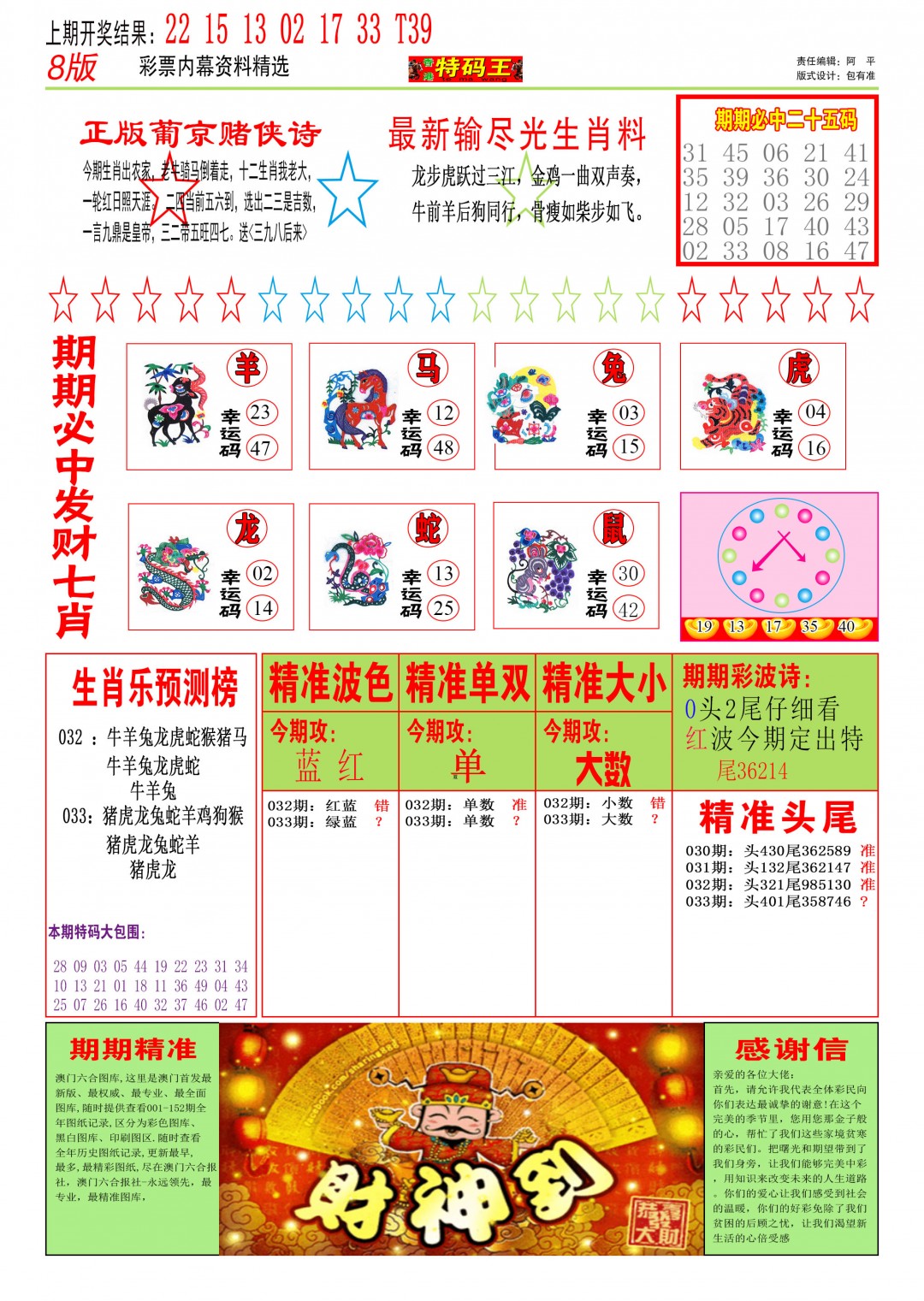 2025033期特码王B