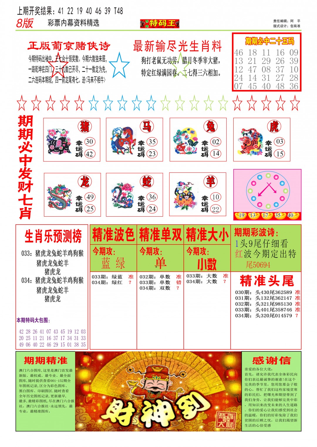 2025034期特码王B