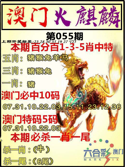 2025055期火麒麟