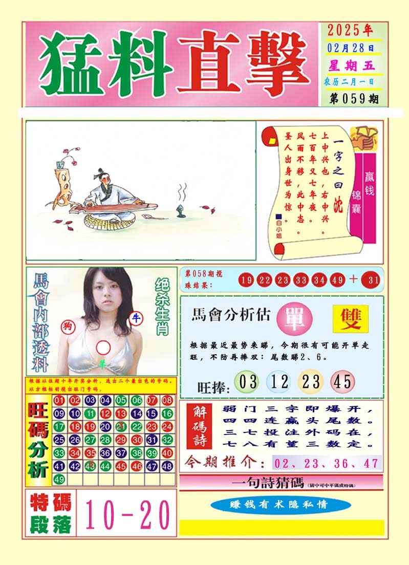 2025059期猛料直击A
