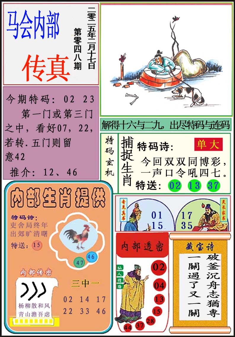 2025048期马会内部传真