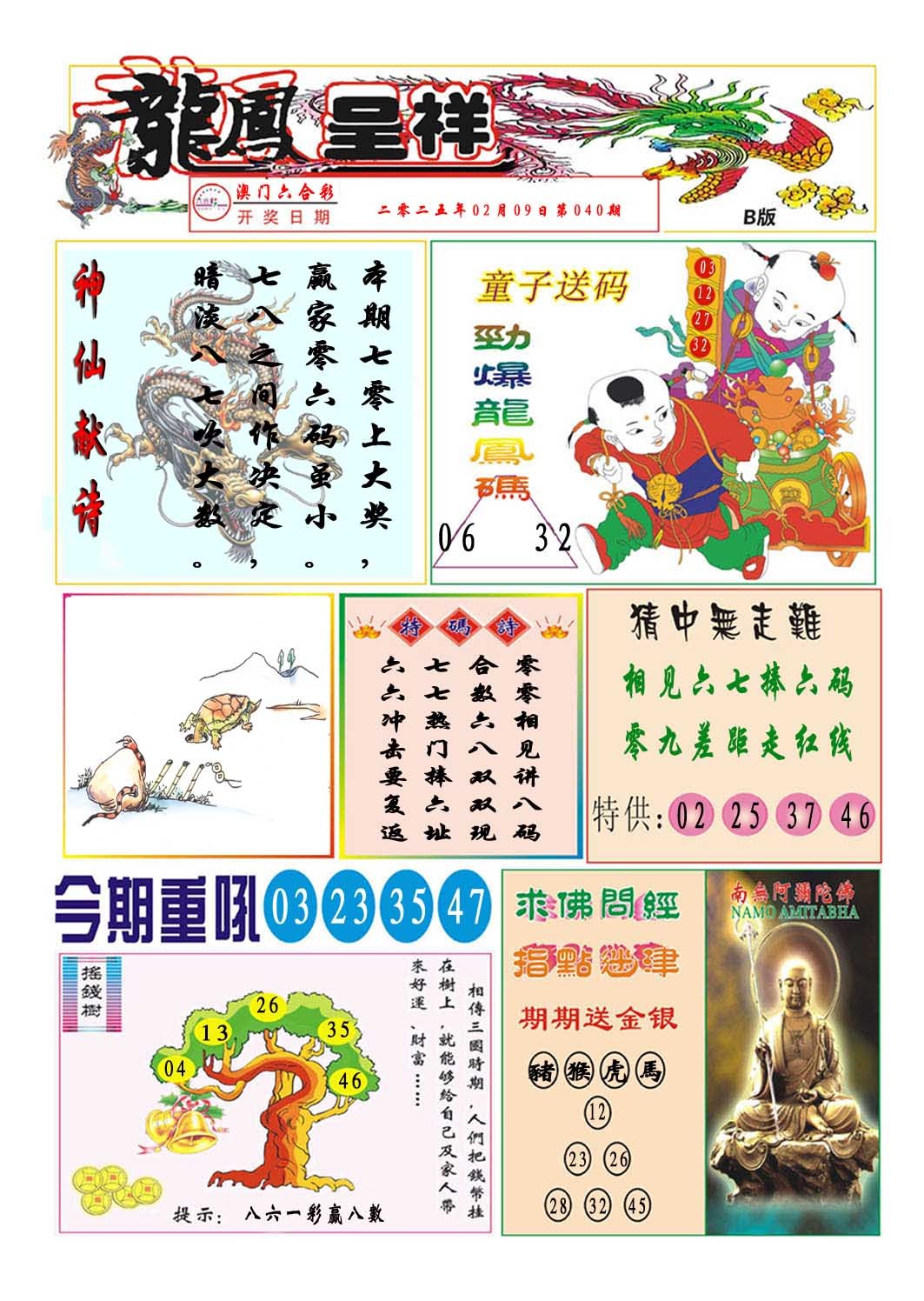 2025040期龙凤呈祥B
