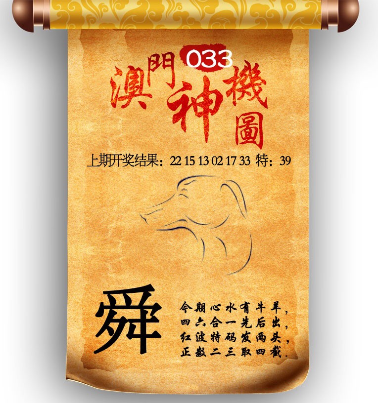 2025033期澳门神机图