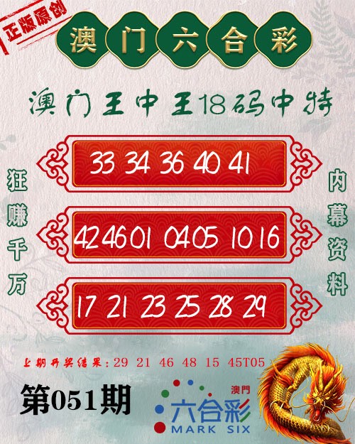 2025051期王中王18码