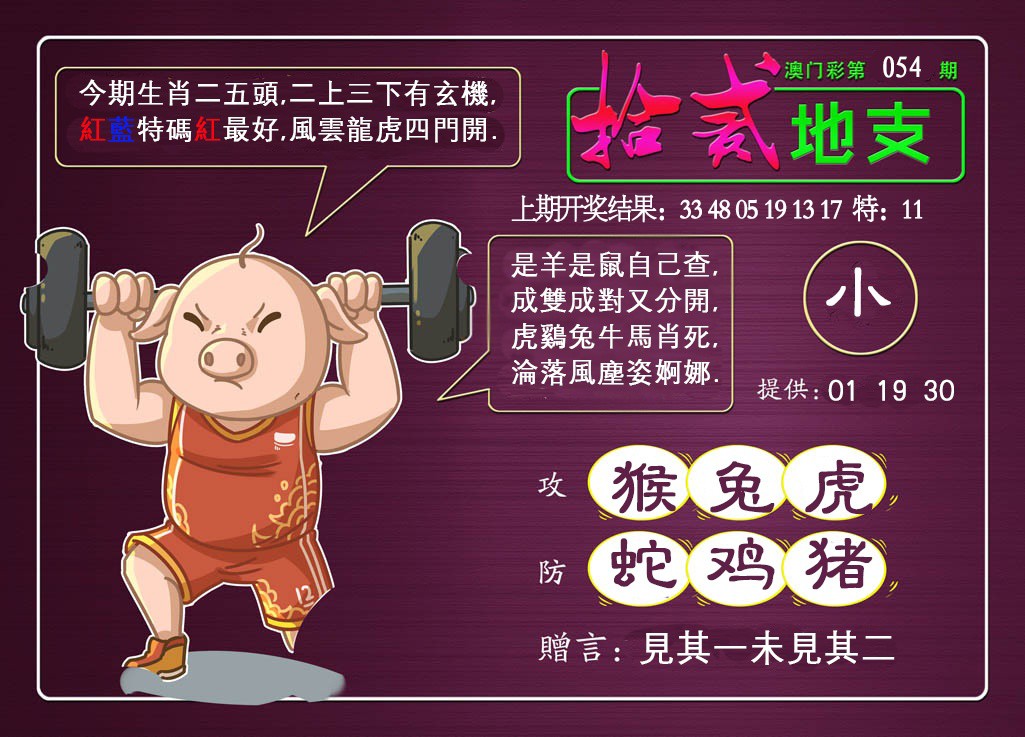 2025054期十二地支
