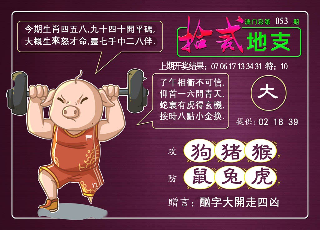 2025053期十二地支