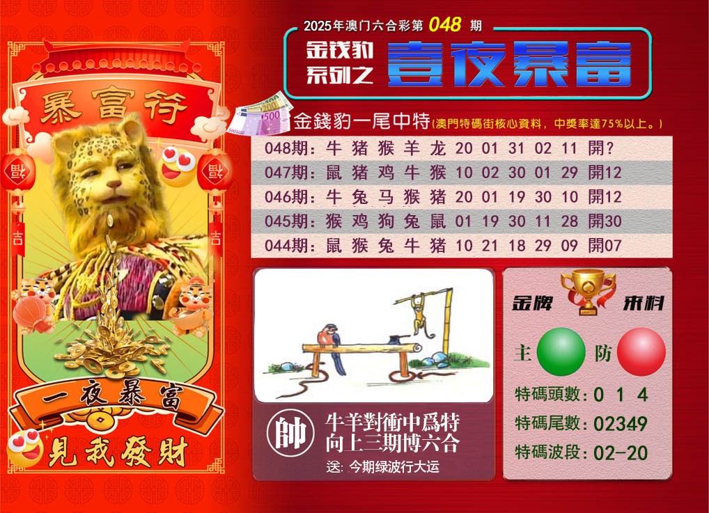 2025048期一夜暴富
