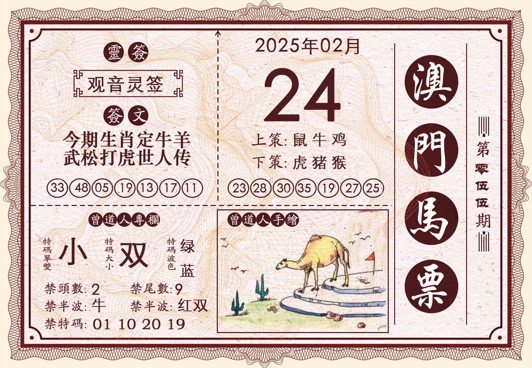 2025055期澳门马票