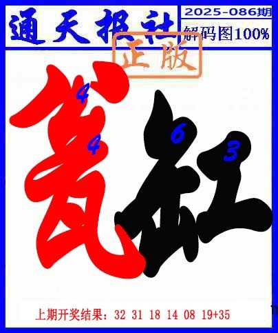2025086期解码图