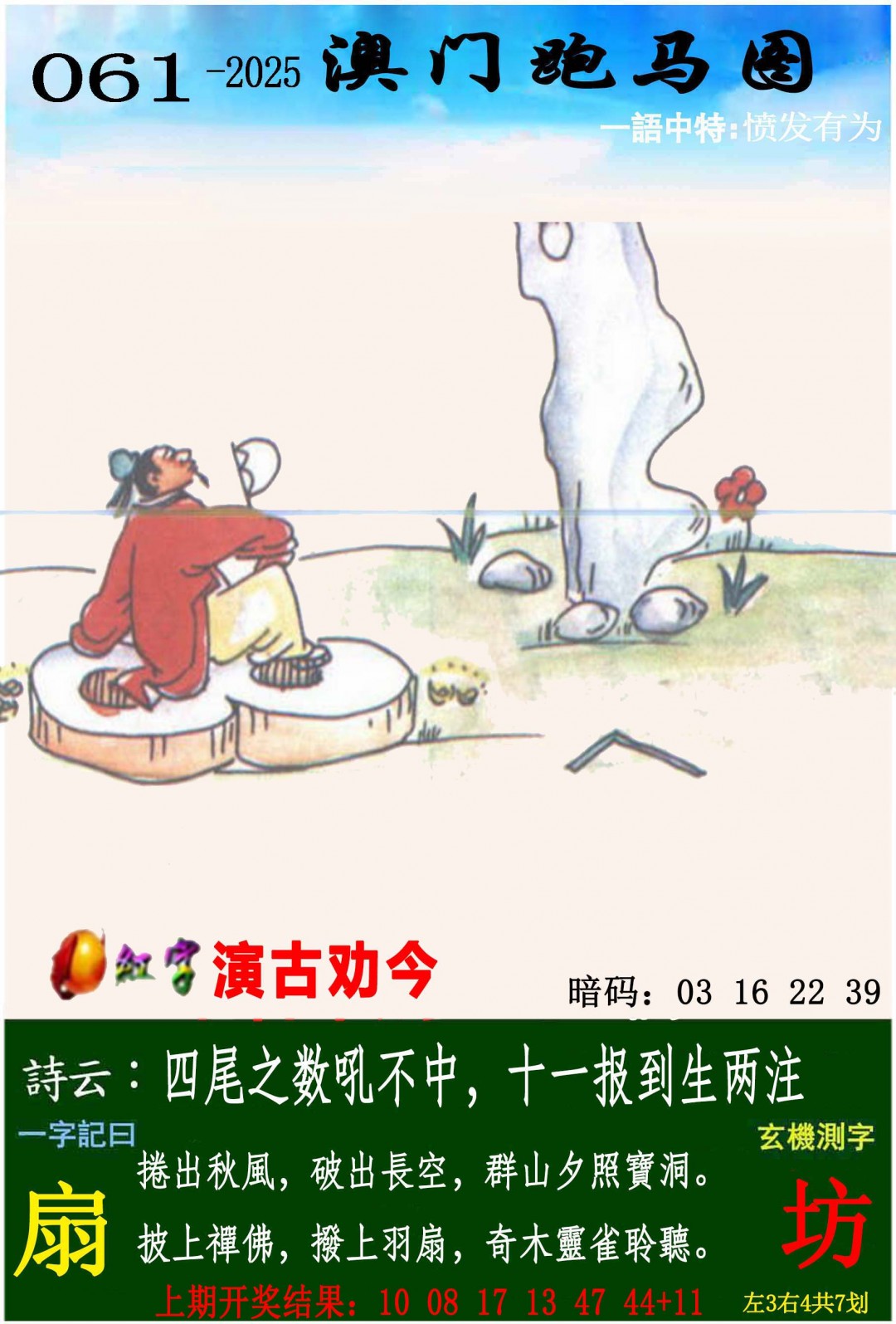 2025061期跑马图