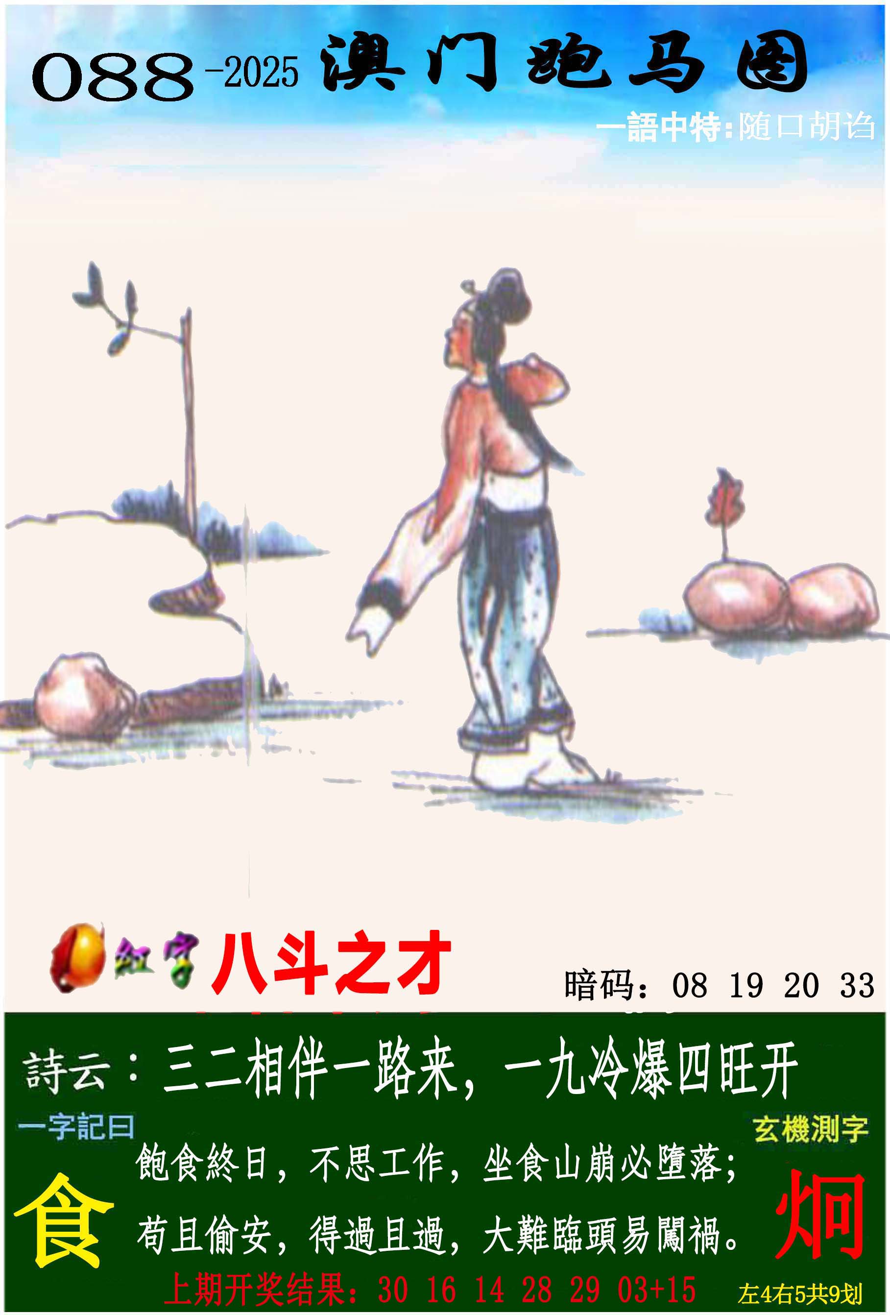 2025088期跑马图