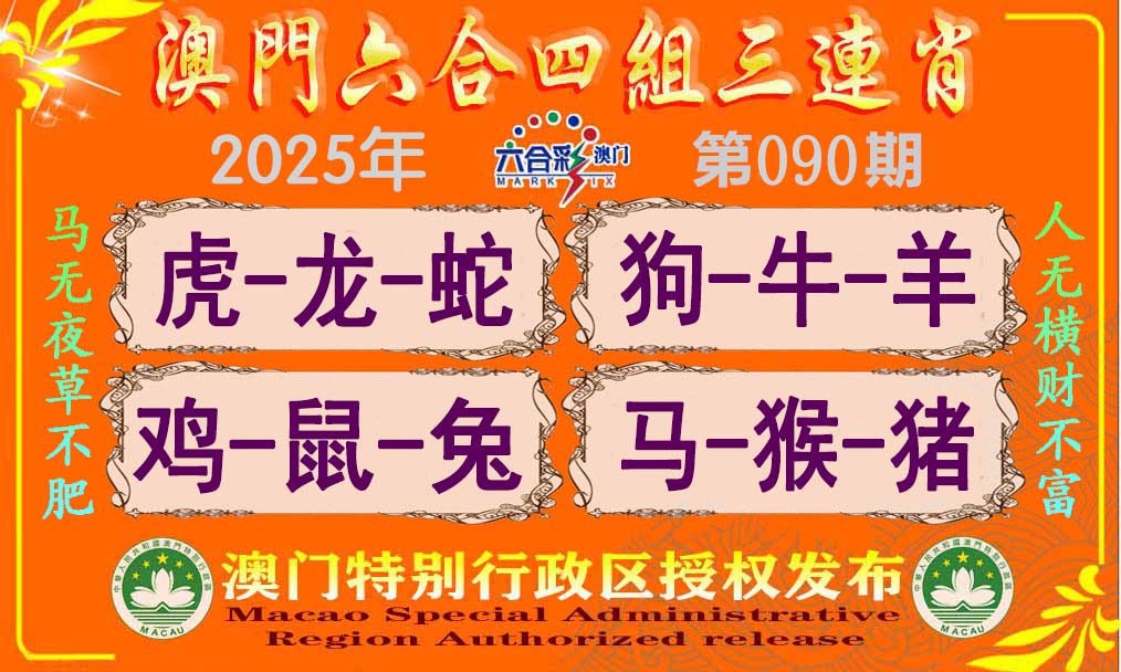 2025090期六合四组三连肖