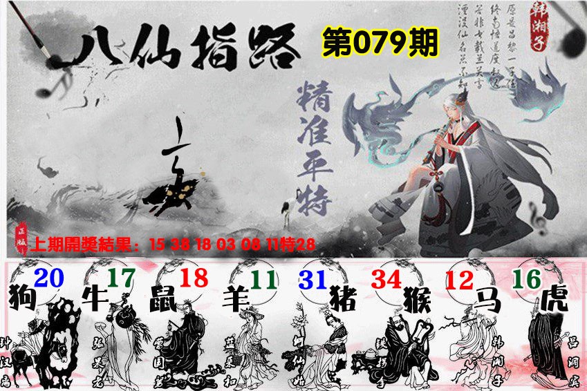 2025079期八仙指路