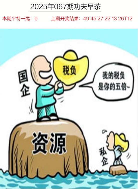 2025067期功夫早茶