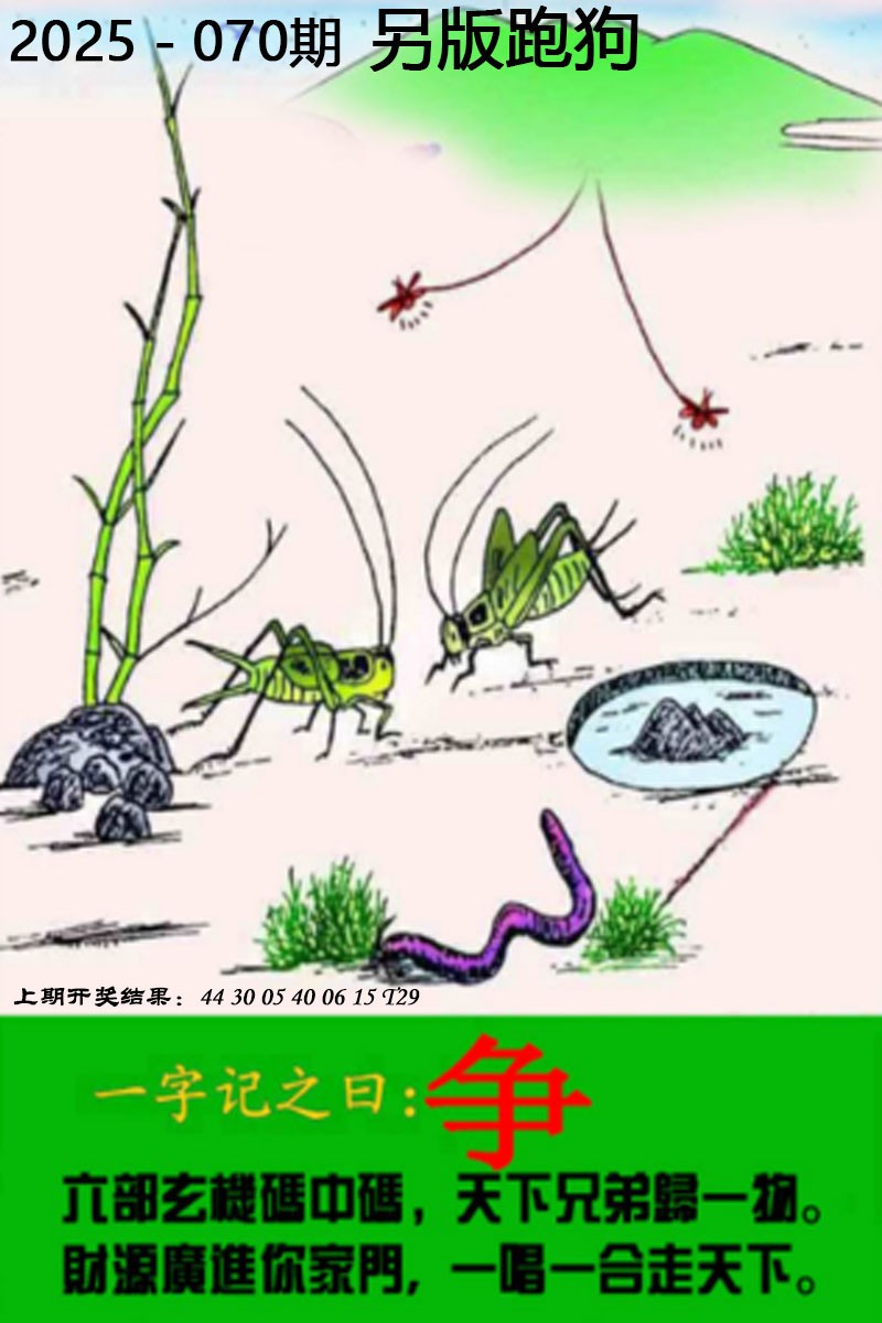 2025070期另版跑狗图