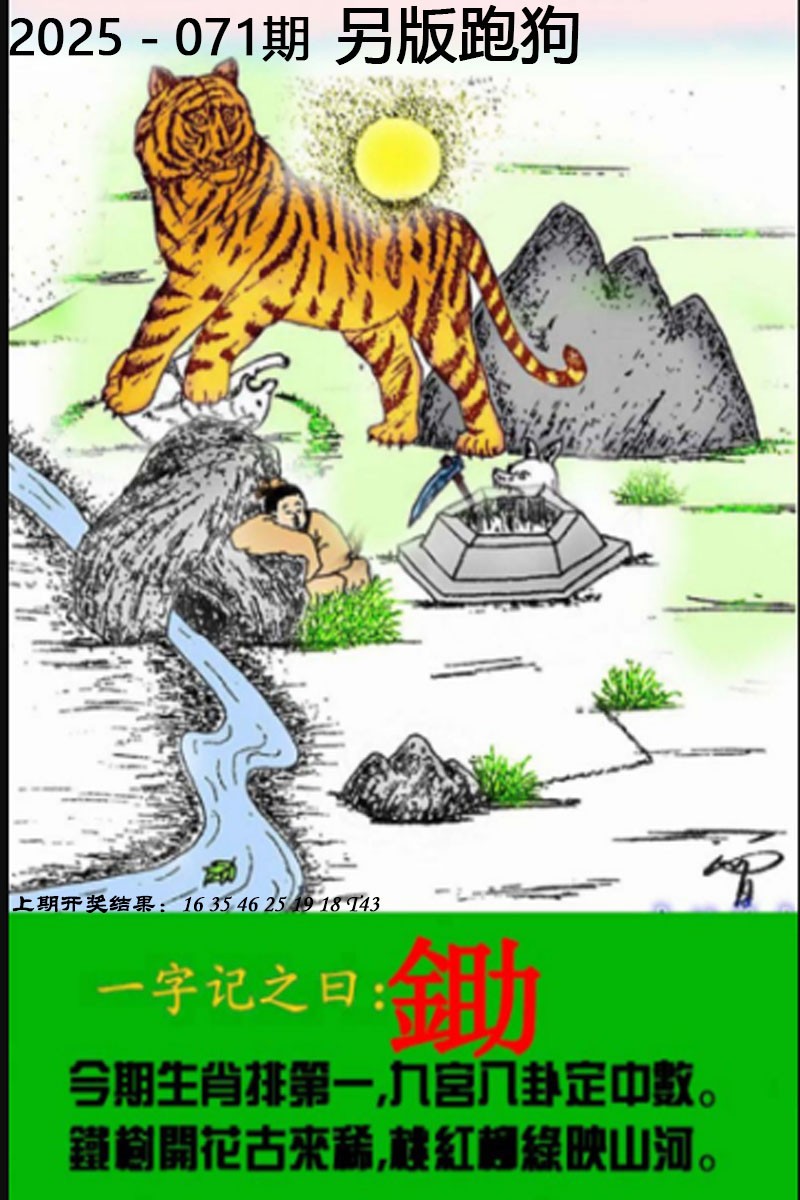 2025071期另版跑狗图