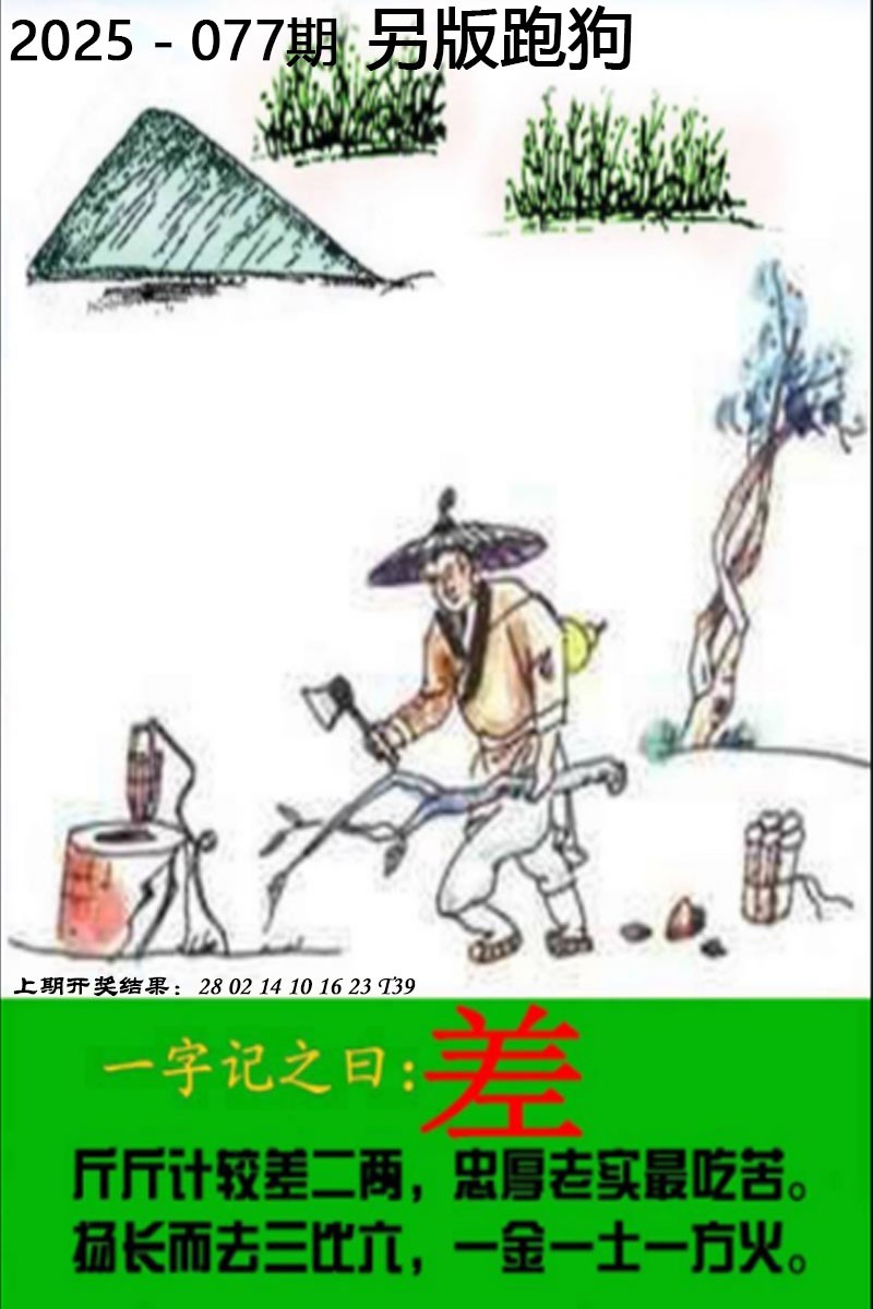 2025077期另版跑狗图