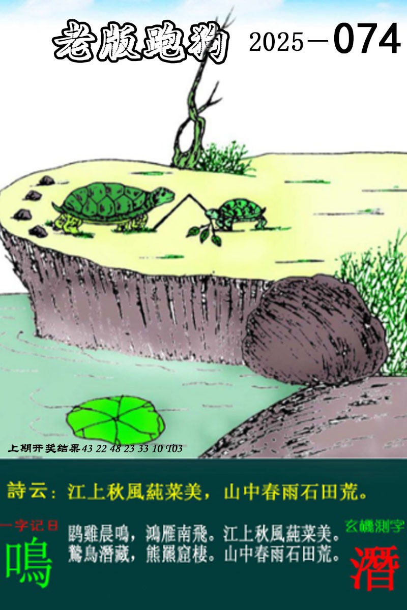 2025074期老版跑狗图