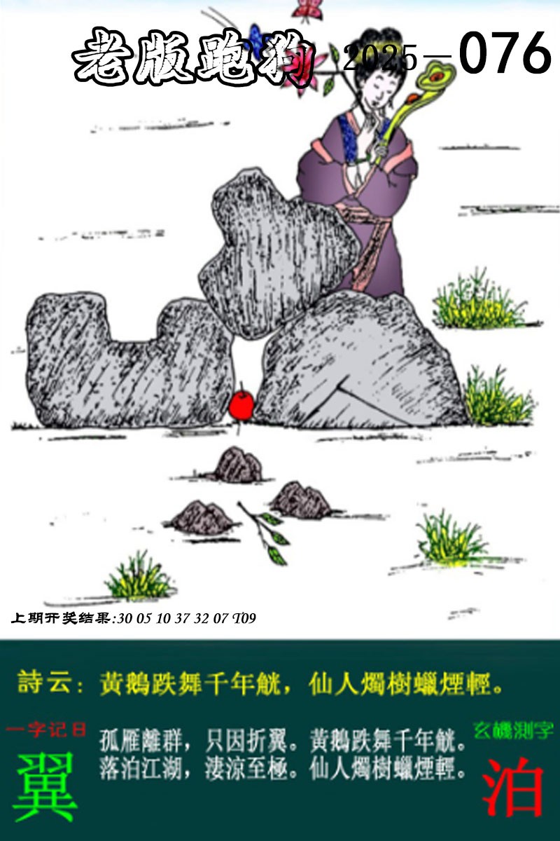 2025076期老版跑狗图