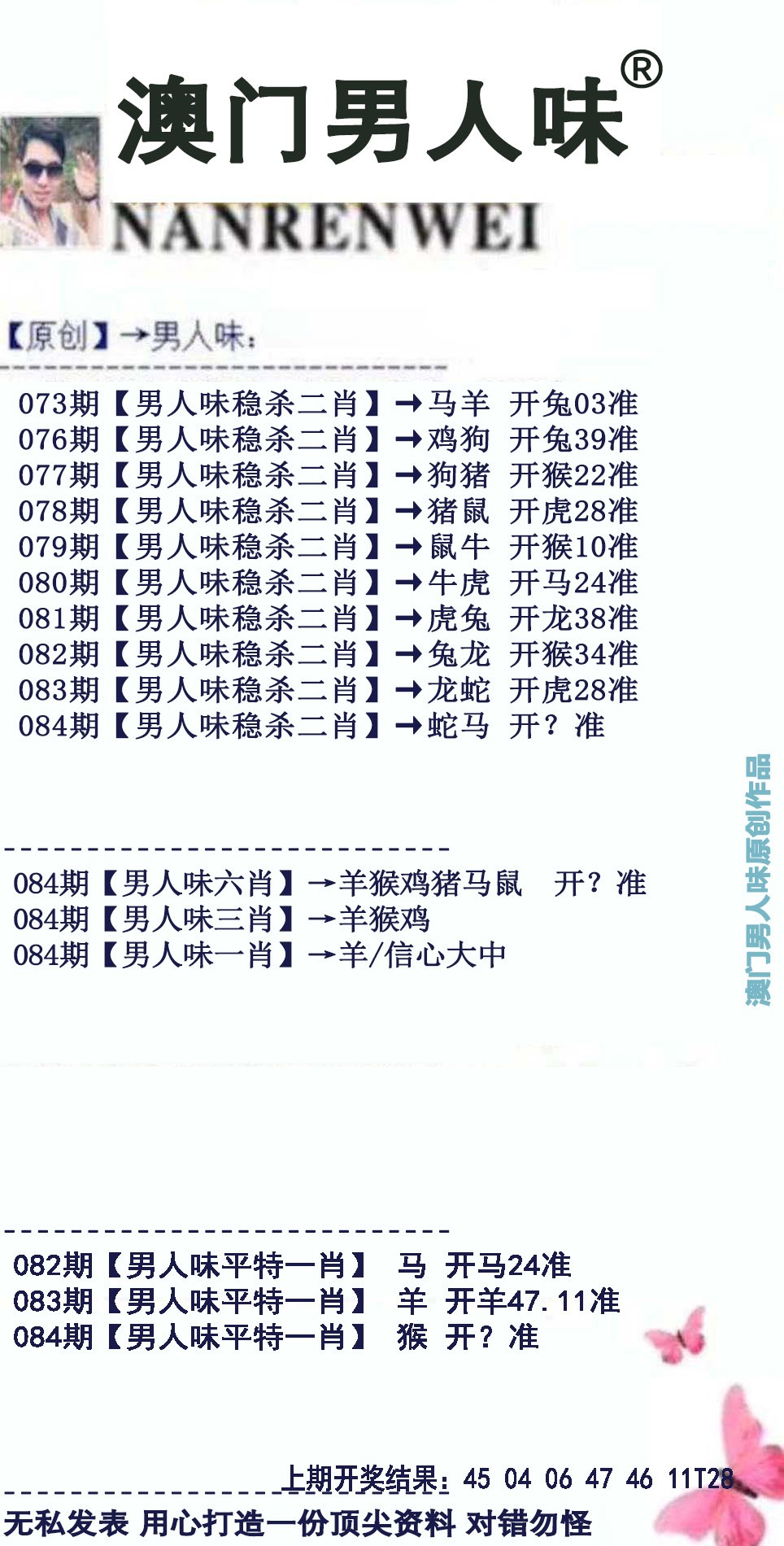 2025084期男人味