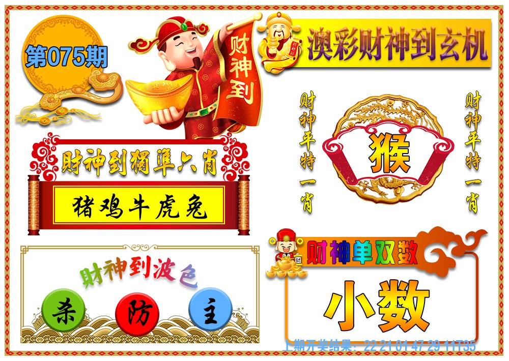 2025075期澳门财神到玄机